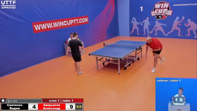 Сметенко Вадим 3-2 Аверьянов Александр Турнир Восток 4 WINCUP 24.07.21 Прямая трансляция Зал1