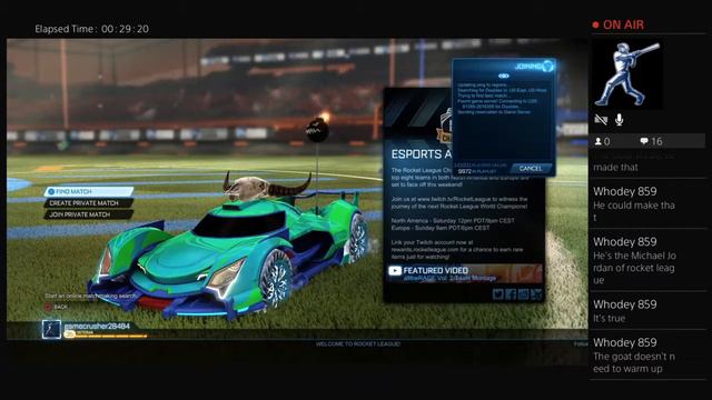 Rocketleauge Gameplay Showing What i got out of crates