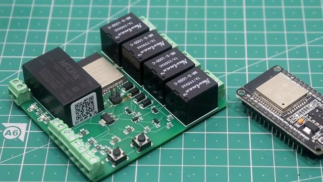 SMT HomeAutomation PCB, Android App & Manual Control using esp32 | jlcpcb.