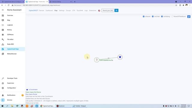 Xiaomi zigbee switch  with KC868-H32B in home assistant by Zigbee2mqtt