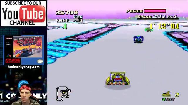 F-Zero & Hyperzone (SNES) - Live Stream