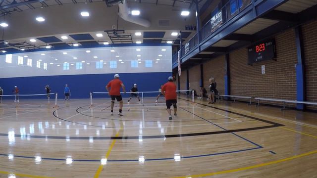 HCR Pickleball - Cedar Park - Dave & Cesar 3.5 first game Dec 2019