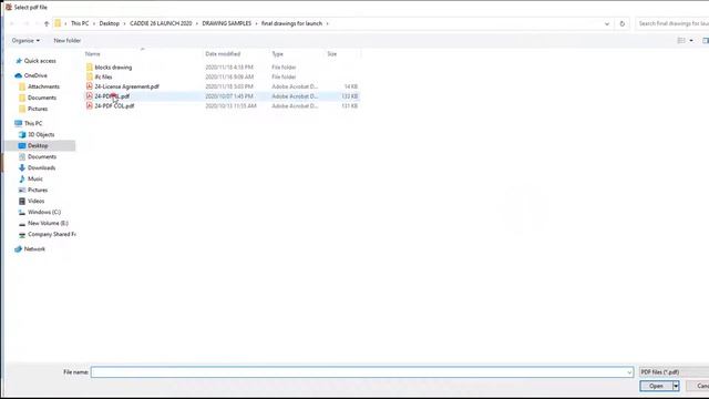 Convert and Insert PDF as DWG