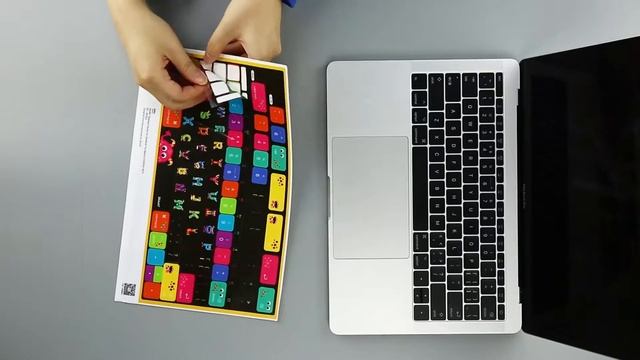 SkinAt MacBook Keyboard Sticker Paste tutorial
