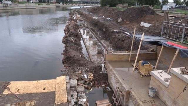 Реконструкция Набережной Генерала Карбышева в Калининграде