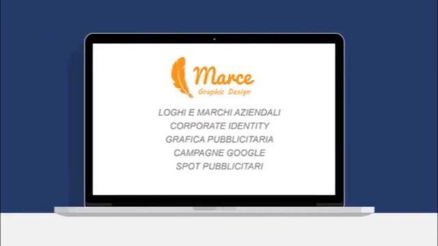 Mockup animato, macbook,
