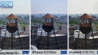 Samsung Note 10 Plus vs iPhone XS Max vs Huawei P30 Pro Camera Test Comparison