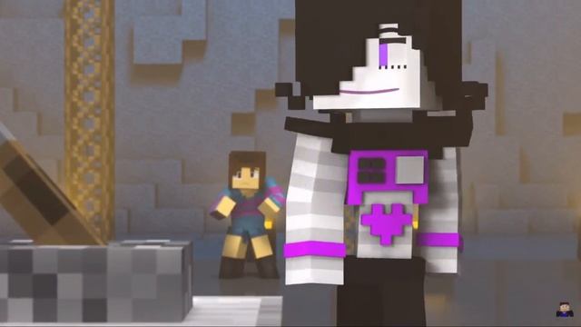 Mettaton Girl reacts to  Hard Drive    Minecraft Undertale Music Video