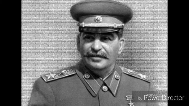 Клип сталин : песня советского марша.