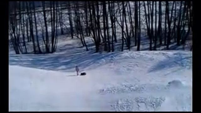 Покатушки на ватрушке