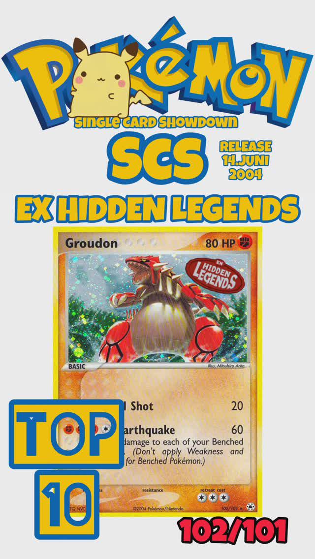 ПОКЕМОН Pokemon TCG ex Hidden Legends top 10 Cards with Secret Rares #groudon #regice #kyogre