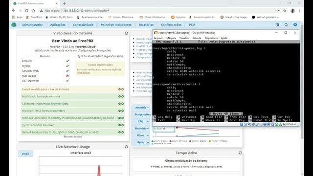 Como Configurar a Retenção do Arquivo de Log do Asterisk FreePBX