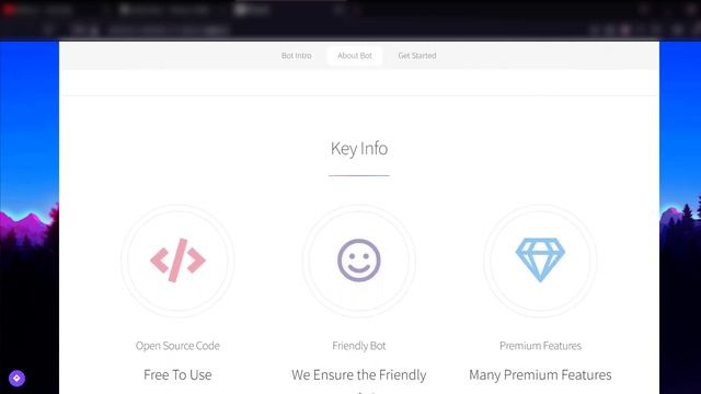 Discord Bot Website Code | V3