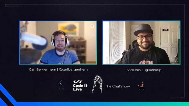 #CodeItLive ChatShow: Sam Basu & Carl Bergenhem | #twitch #stream