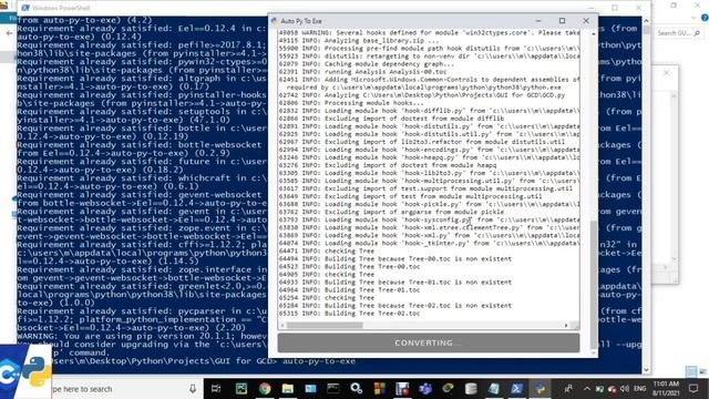 2x1  Convert py to exe and solved failed to execute script immediately 2021