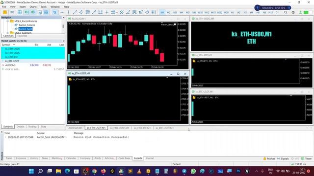 Kucoin Spot to MT5 Metatrader5 Bridge