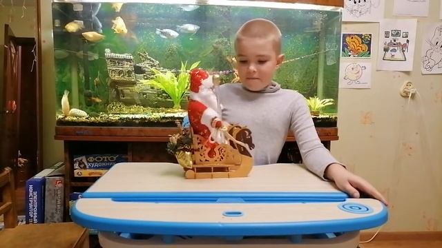 Новогодняя поделка Дед мороз