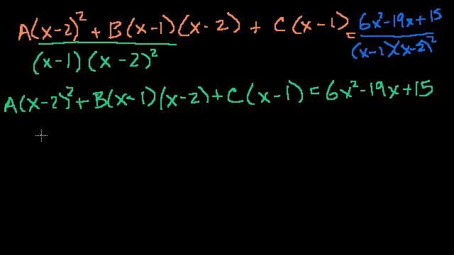 Partial fraction expansion 3 | Partial fraction expansion | Precalculus | Khan Academy
