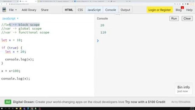 ES6 ECMAScript Introduction - LIVE