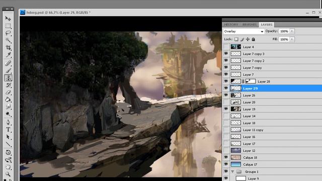 Tutoriel Matte Painting - Ecole 3D - e-tribArt - Part 5