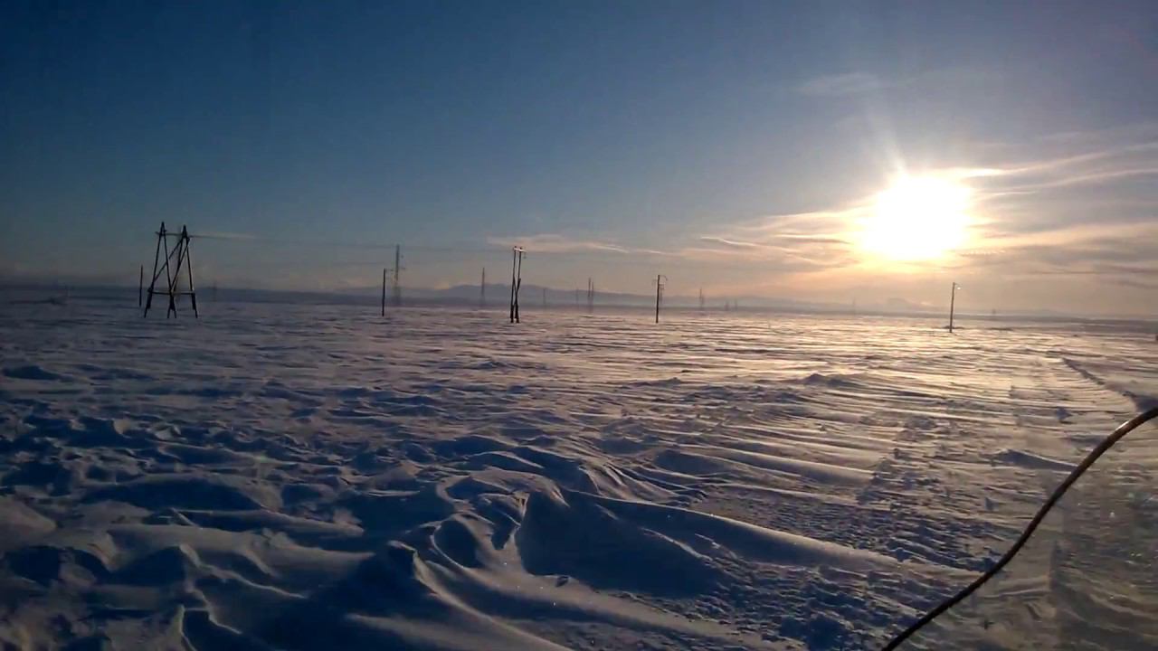 Коми. Воркутинская тундра Полярного Урала -30 С Komi. The Vorkuta tundra of the Polar Urals -30