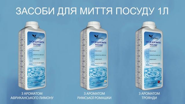 Презентация новинок: средства для мытья посуды в литровой упаковке