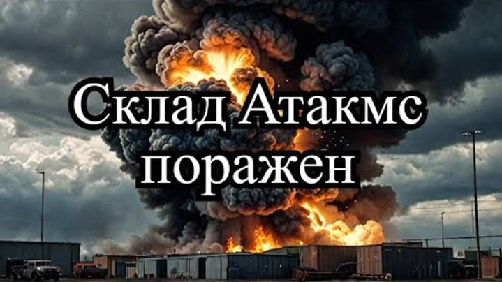 Искандер поразил склад Атакмс в Одессе.