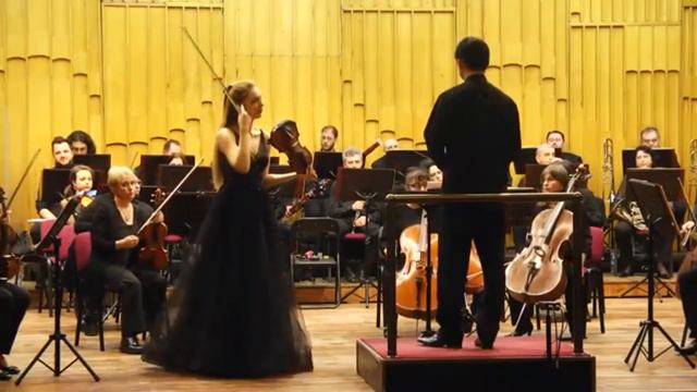 Zornitsa Ilarionova - violin - Sibelius, Violin Concerto op.47,  II and III movement