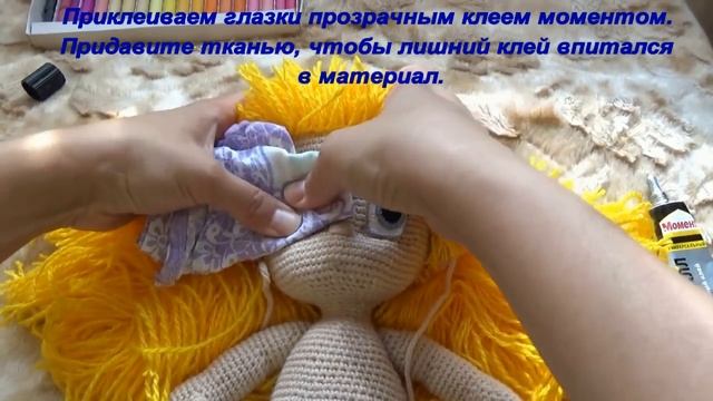 Мастер-класс по оформлению личика куколки Полины (видео)