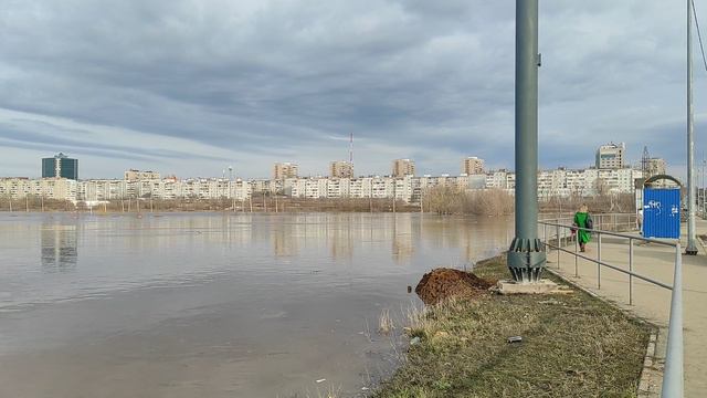 наводнение в Оренбурге 12 апреля 2024 года 8:00 утра
