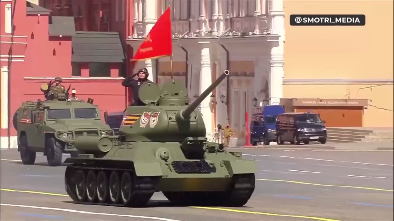 9 мая  2024 года Военный Парад Победы на Красной Площади