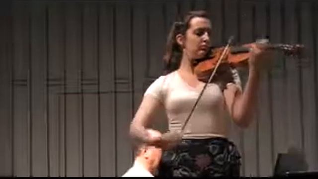 Wieniawski, Polonaise No. 1 in D Major, Op 4, Cassidy Franzmeier, violin