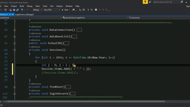 #azadeducation How to create year session list in combobox c#
