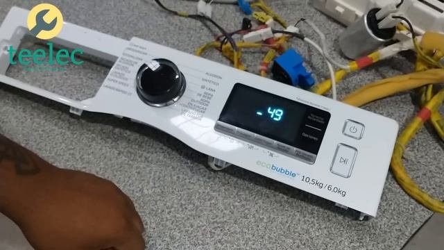 Lavadora Samsung Inverter ecobubble No Inicia, No se Apaga y a veces No Prende