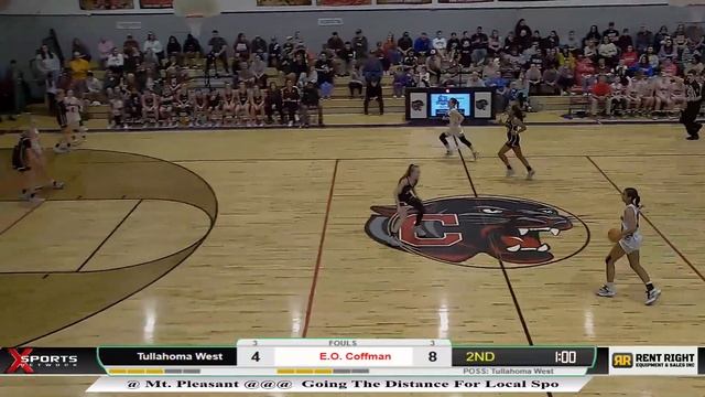 E.O. Coffman Middle vs Tullahoma West Middle - Girls Basketball - 1_27_2024  Class AA Section 2 A…