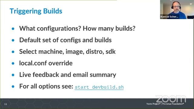 Yocto Project Dev Day Virtual 2020 #6: Yocto Project CI/CD Developer Workflow