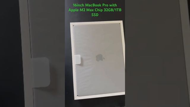 Unboxing 16inch MacBook Pro with Apple M2 Max Chip 32GB/1TB SSD #macbook #apple #unboxing #laptop