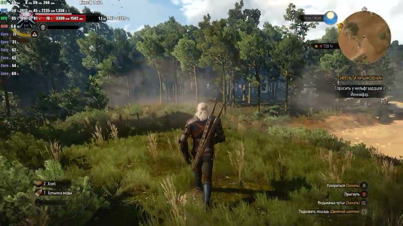 The Witcher 3 680 GTX настройки!