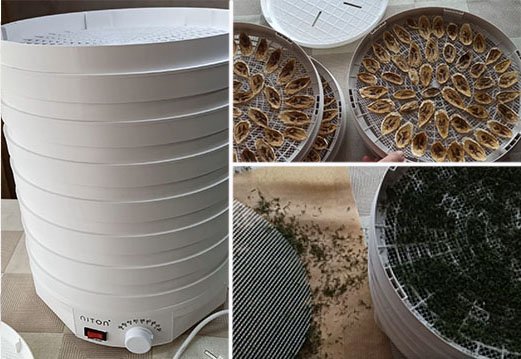 Обзор электросушилки для овощей и фруктов NITON-450