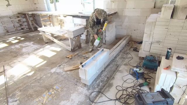 перегородка тз газобетона
