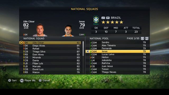 RPS3 PS3 Emulator FIFA 15 Brazil and Argentina Squads with photos Neymar Messi