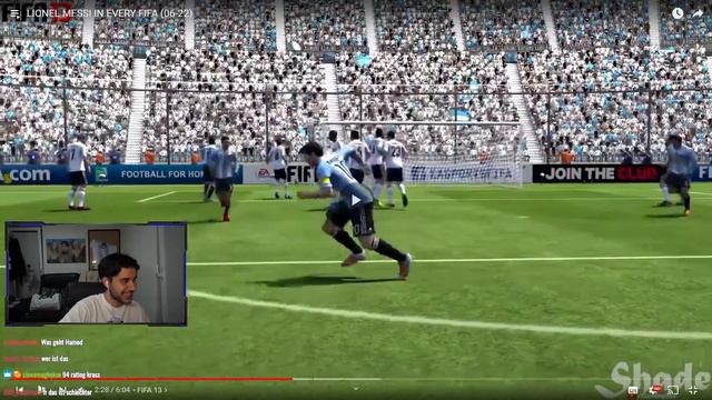 Hamed REAGIERT auf MESSI von FIFA 06- FIFA 22 😂