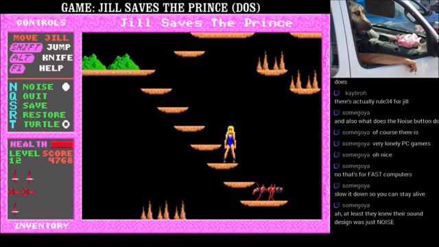 [TWITCH] Jill Saves the Prince (DOS) - Part 2 (Final)