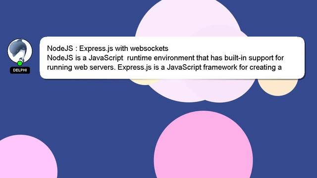 NodeJS : Express.js with websockets
