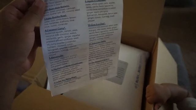 Testing out Tiny Organics Baby food