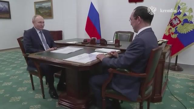 Президент провёл встречу с главой Республики Саха (Якутия) Айсеном Николаевым