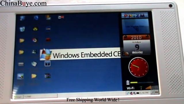 Mini 7inch Laptop LCD Windows CE 6.0 VIA VT8505 300MHz 2GB HD WIFI Netbook