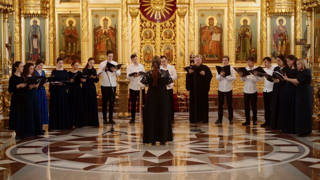 Молодежный хор Гребневского храма г. Одинцово. Концертное выступление.