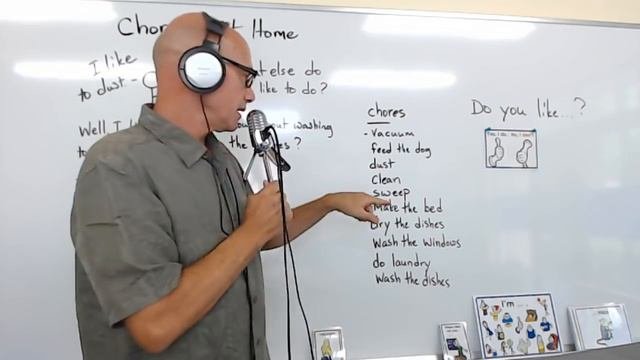 Mark Kulek Live Stream - 20 | Chores - At Home | English For Communication | ESL