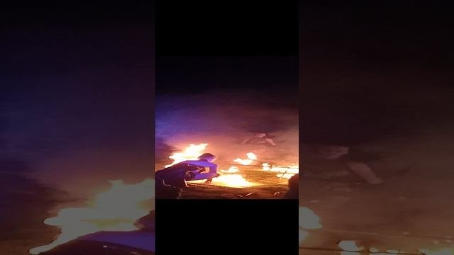 фаер шоу и салют на день села Травники
